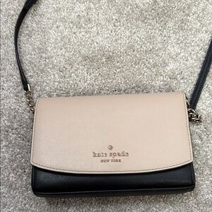 kate spade Cream and Black Crossbody Bag